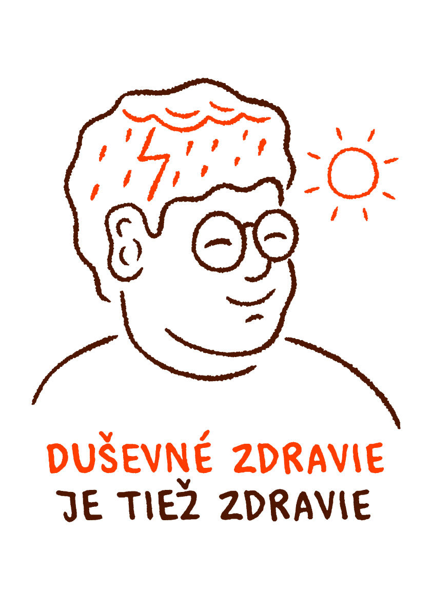 Tričko: Duševné zdravie je tiež zdravie
